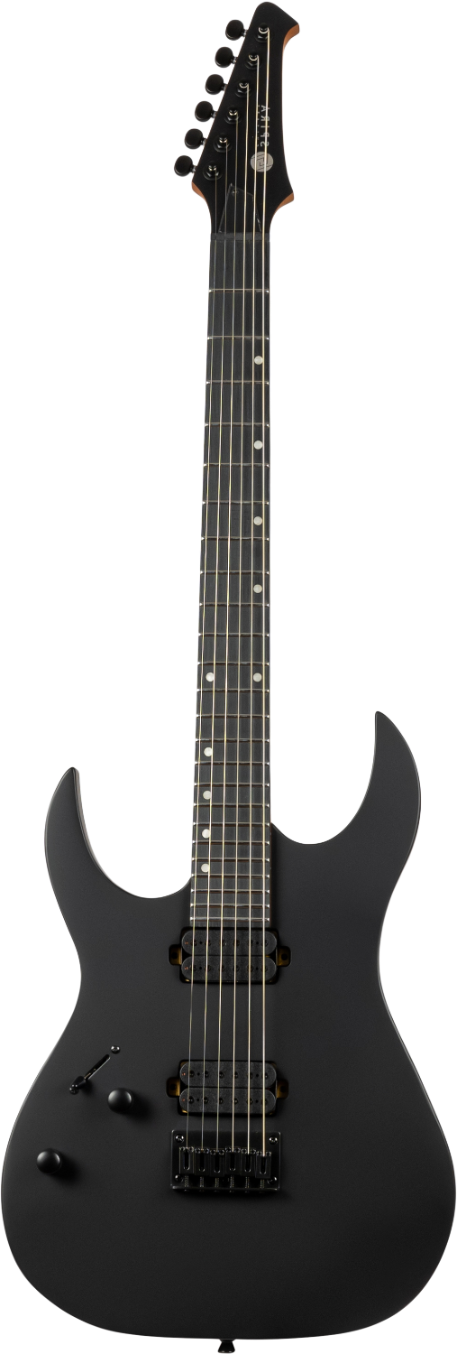 Spira Guitars S-400 MBK LH – 6-snarige elektrische gitaar – linkshandig – Zwart