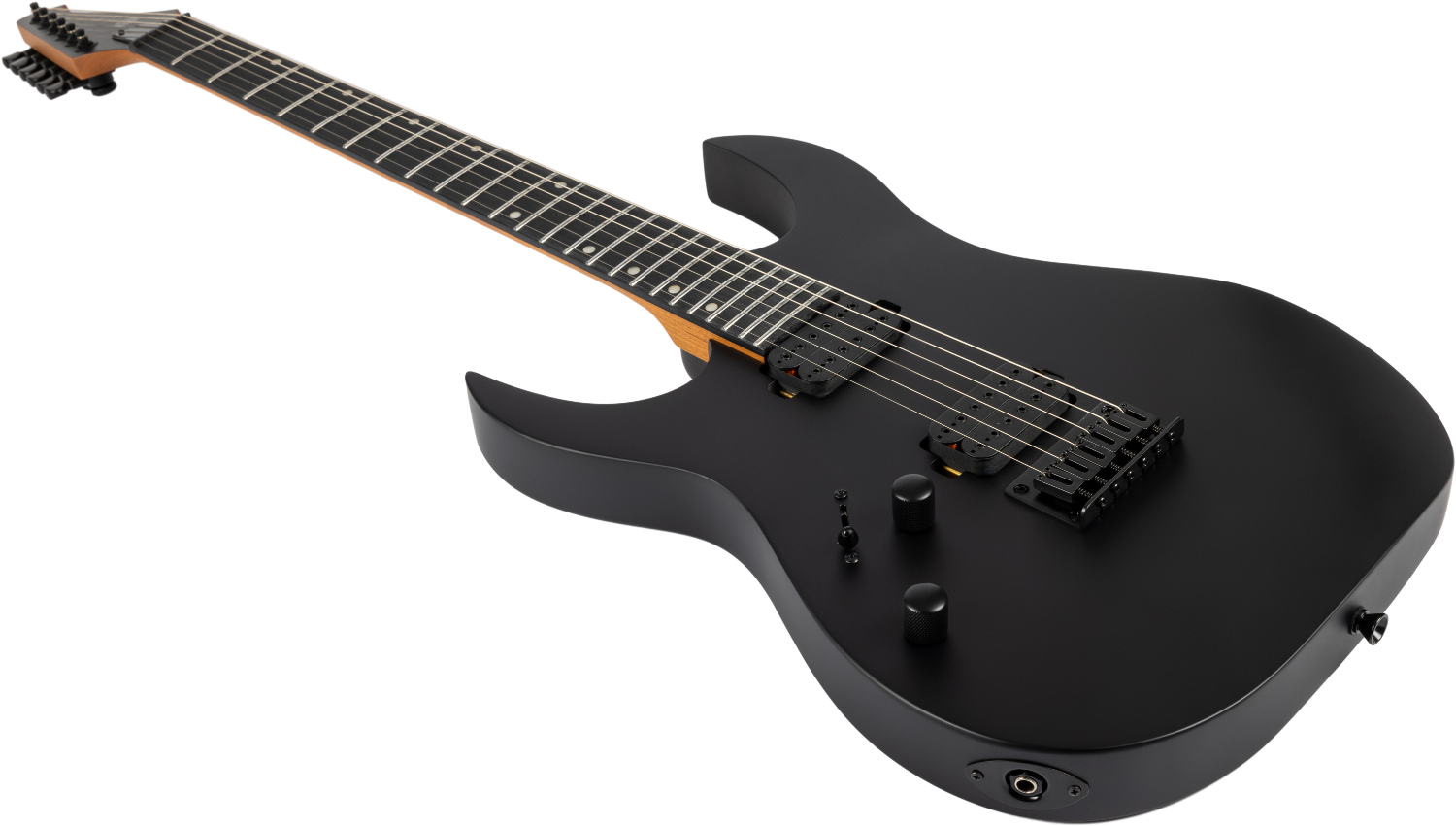 Spira Guitars S-400 MBK LH – 6-snarige elektrische gitaar – linkshandig – Zwart