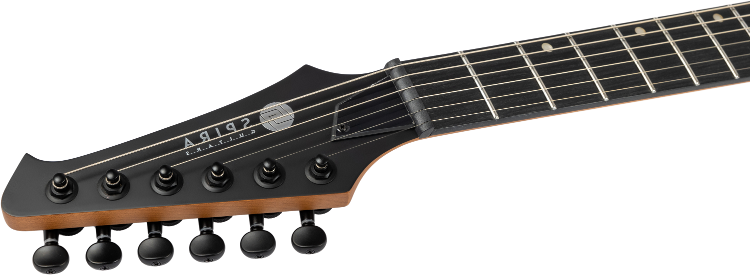 Spira Guitars S-400 MBK LH – 6-snarige elektrische gitaar – linkshandig – Zwart