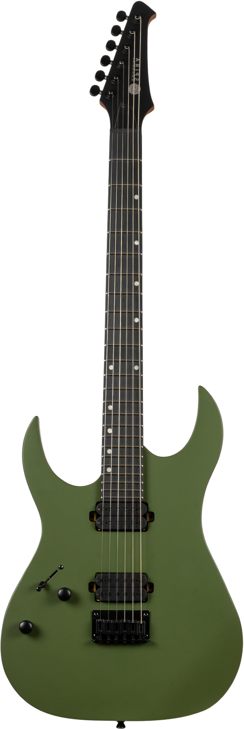 Spira Guitars S-400 MGR LH – 6-snarige elektrische gitaar – linkshandig – Groen