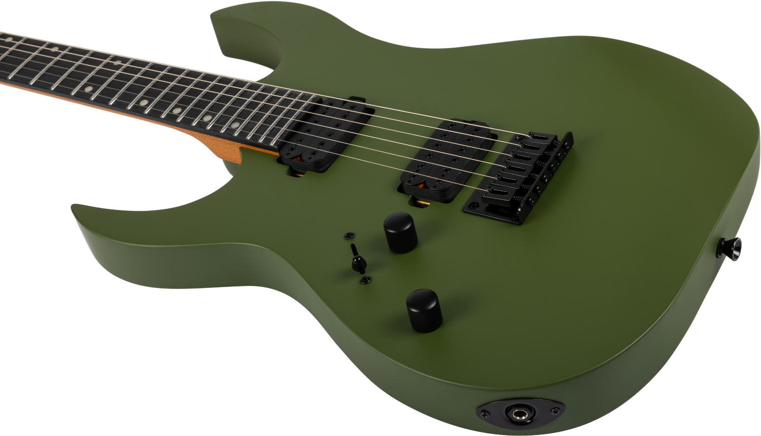 Spira Guitars S-400 MGR LH – 6-snarige elektrische gitaar – linkshandig – Groen