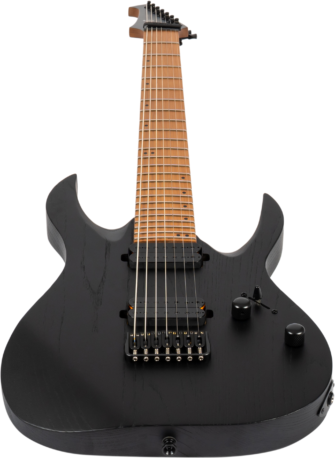 Spira Guitars S-607 ABK – 7-snarige elektrische gitaar – Zwart