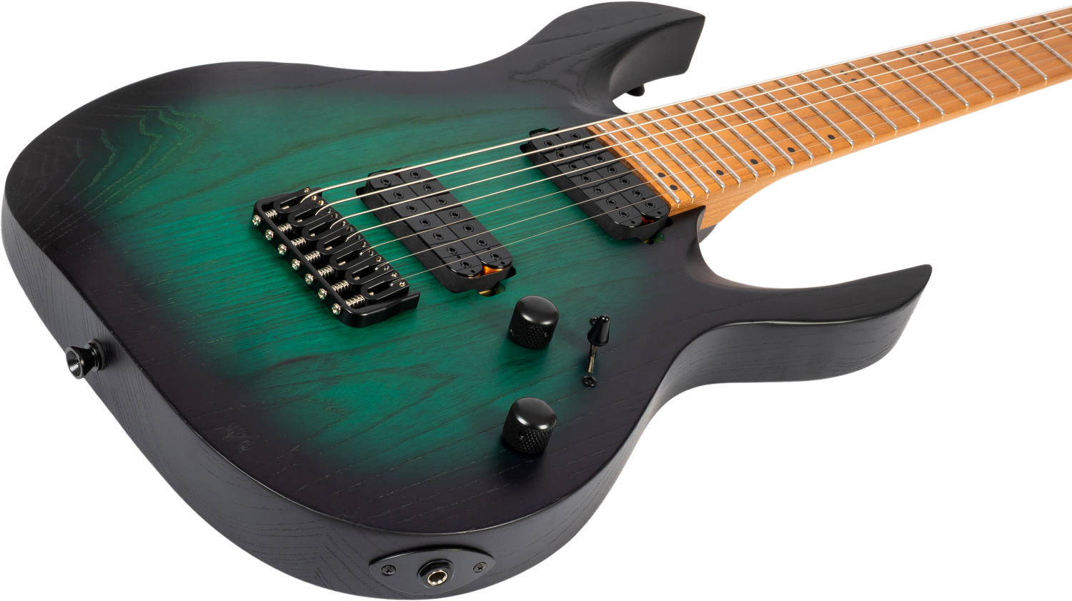 Spira Guitars S-607 AGR – 7-snarige elektrische gitaar – Groen