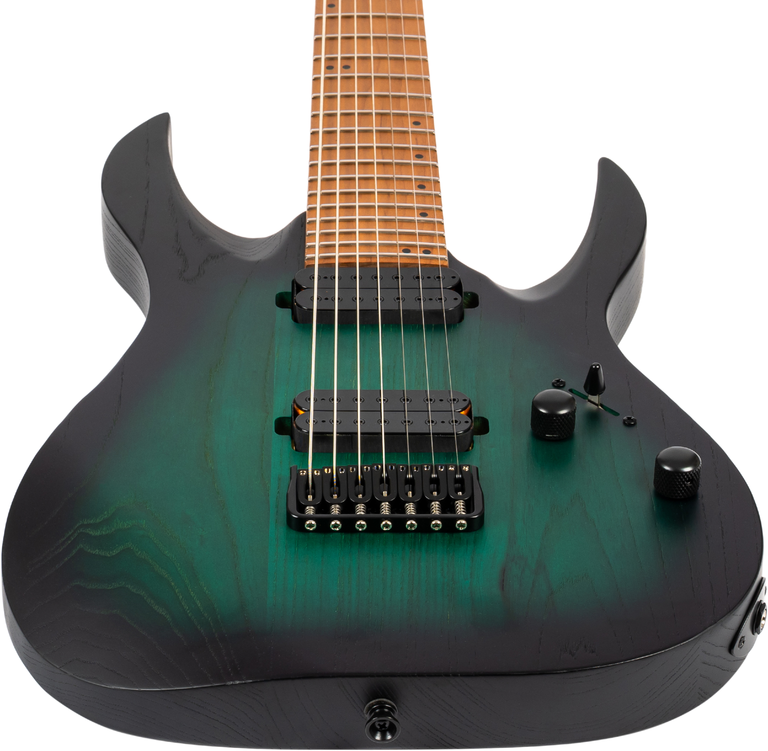 Spira Guitars S-607 AGR – 7-snarige elektrische gitaar – Groen