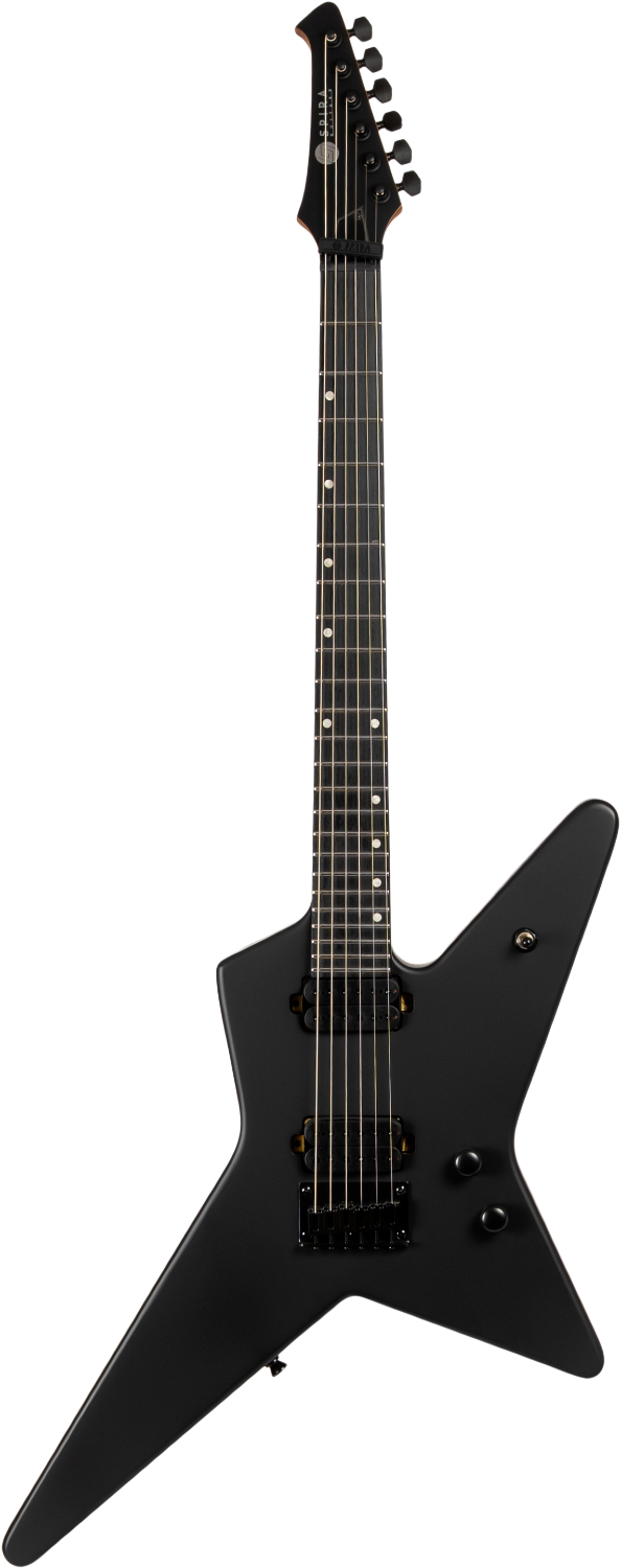 Spira Guitars SR-400 MBK – 6-snarige elektrische gitaar – Zwart