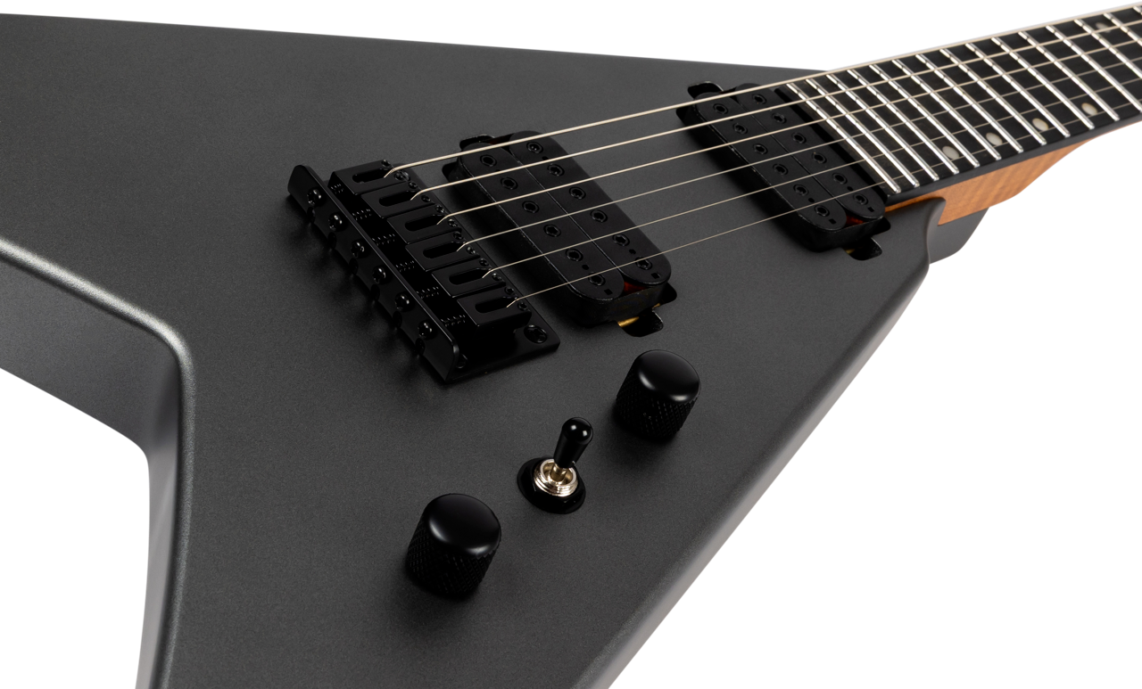 Spira Guitars V-400 MSL – 6-snarige elektrische gitaar – Zilver