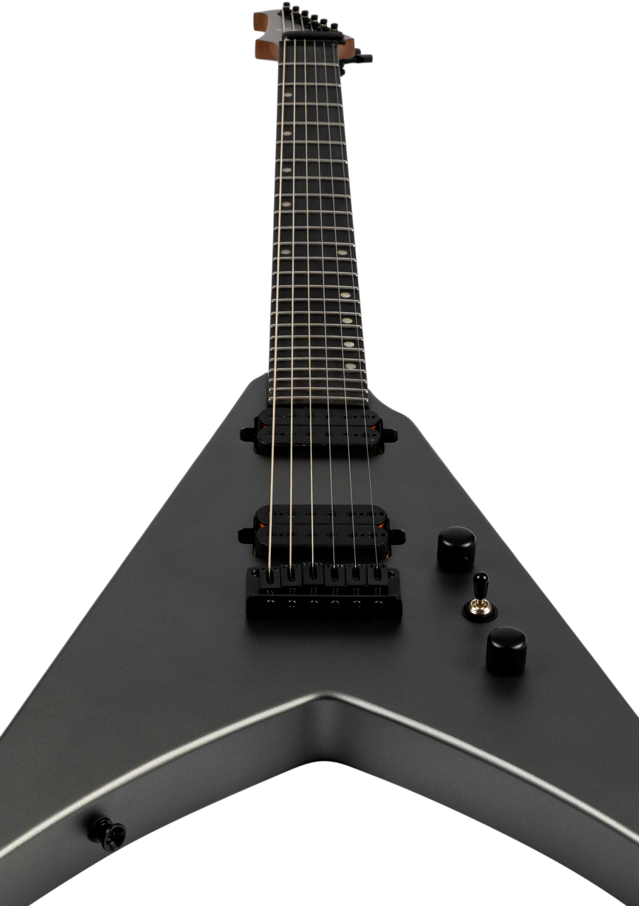 Spira Guitars V-400 MSL – 6-snarige elektrische gitaar – Zilver