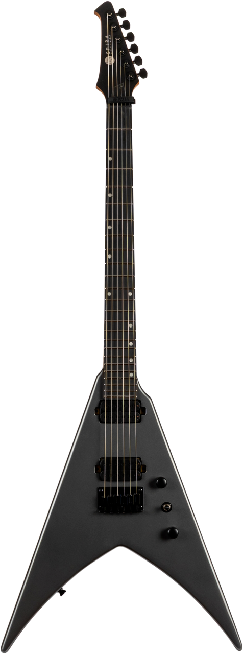 Spira Guitars V-400 MSL – 6-snarige elektrische gitaar – Zilver