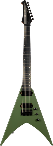 Spira Guitars V-407 MGR – 7-snarige elektrische gitaar – Groen