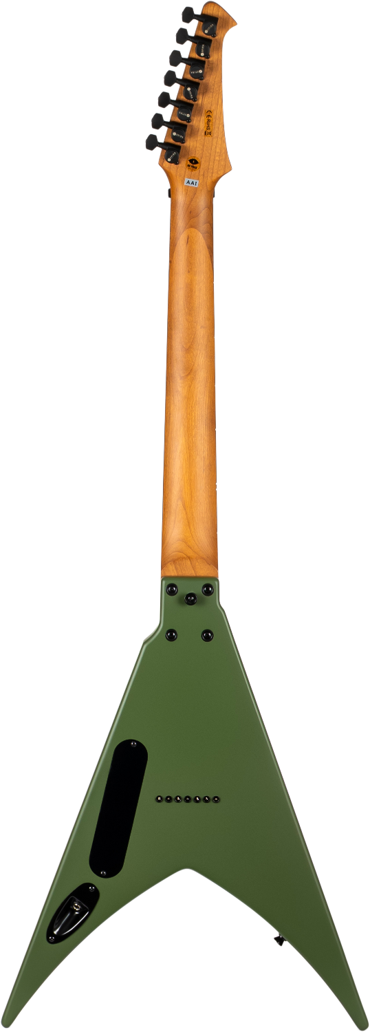 Spira Guitars V-407 MGR – 7-snarige elektrische gitaar – Groen