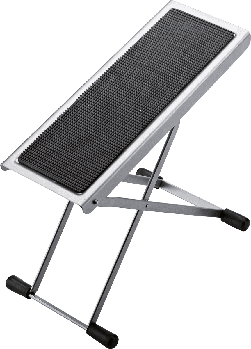 K&M - 14670N - gitaarvoetsteun – Nickel footrest