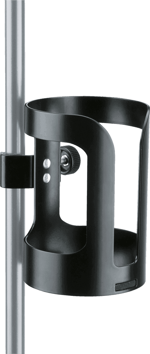 K&M - 16022 - muziekaccessoire – Universele drankhouder voor stand