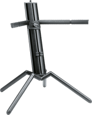 K&M 18840B keyboardstandaard – 1 niveau. Uitschuifbaar. Zwart