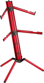 K&M 18860R keyboardstandaard – 2 levels. Extensible. Red