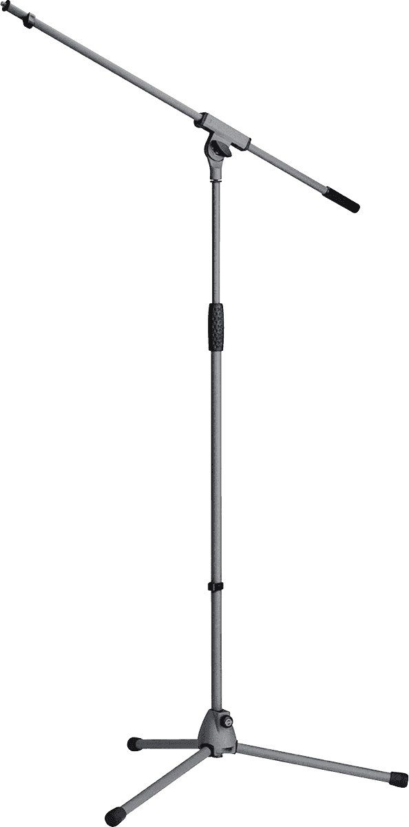 K&M - 21060 - microfoonstatief – 805 mm. Grijs "soft touch"