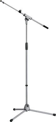 K&M 21080 microfoonstatief met telescopische arm grijs