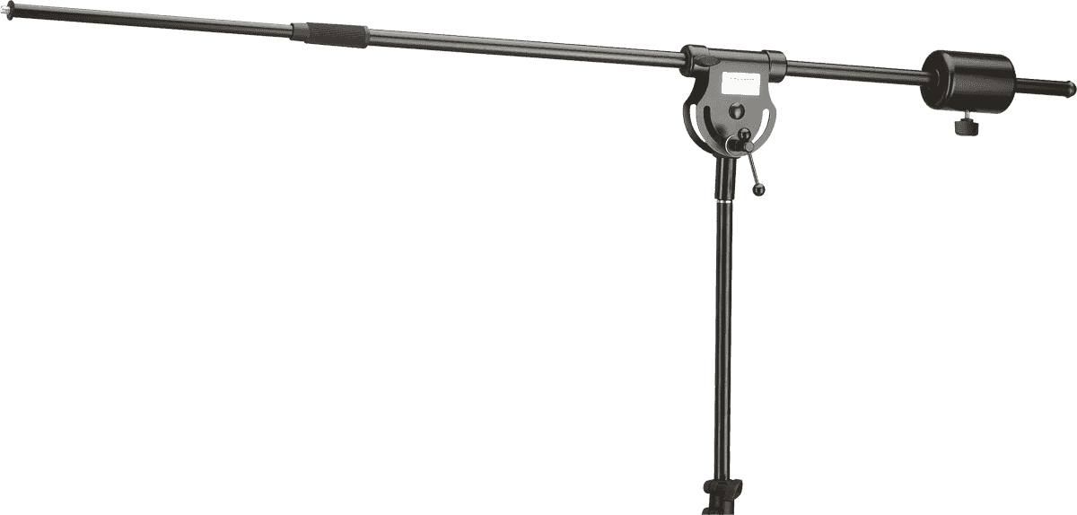 K&M - 21231 - microfoonarm – Uitschuifbaar : 1100 - 2000 mm