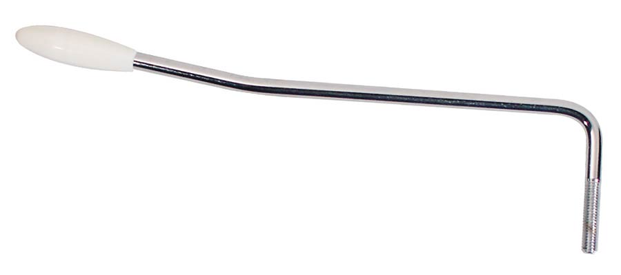 Boston TA-5-FCW tremolo-arm 5 mm chroom met witte knop