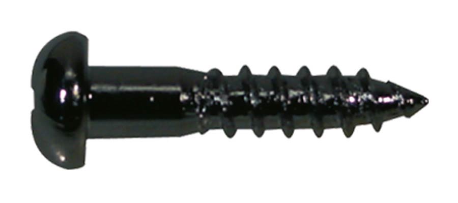Boston WS-02-B houtschroeven 2,1 x 10 mm 12 stuks zwart