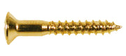 Boston WS-04-G houtschroeven 3,5 x 25 mm 12 stuks goud