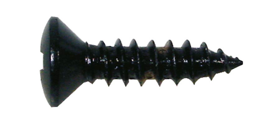 Boston TS-01-B zelftappende schroeven 3 x 12 mm 12 stuks zwart