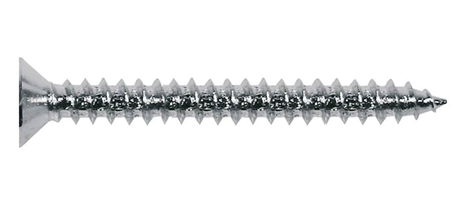 Boston TS-05-C zelftappende schroeven 3,5 x 25 mm 12 stuks chroom