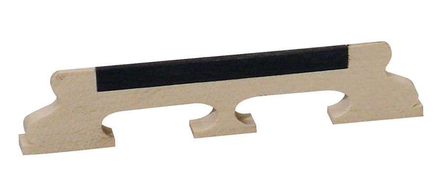 Boston P-10458 brug voor banjo, esdoorn, ebben kam, hoogte: 5/8", voor 4 snarige banjo
