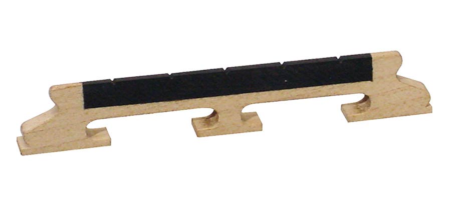 Boston P-10512 brug voor banjo, esdoorn, ebben kam, hoogte: 1/2", voor 5 snarige banjo