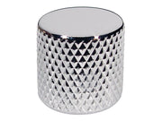 Boston KCH-230 dome knob, metal, diam 19,0 x19,0mm, push on, shaft size 6,0mm, chrome