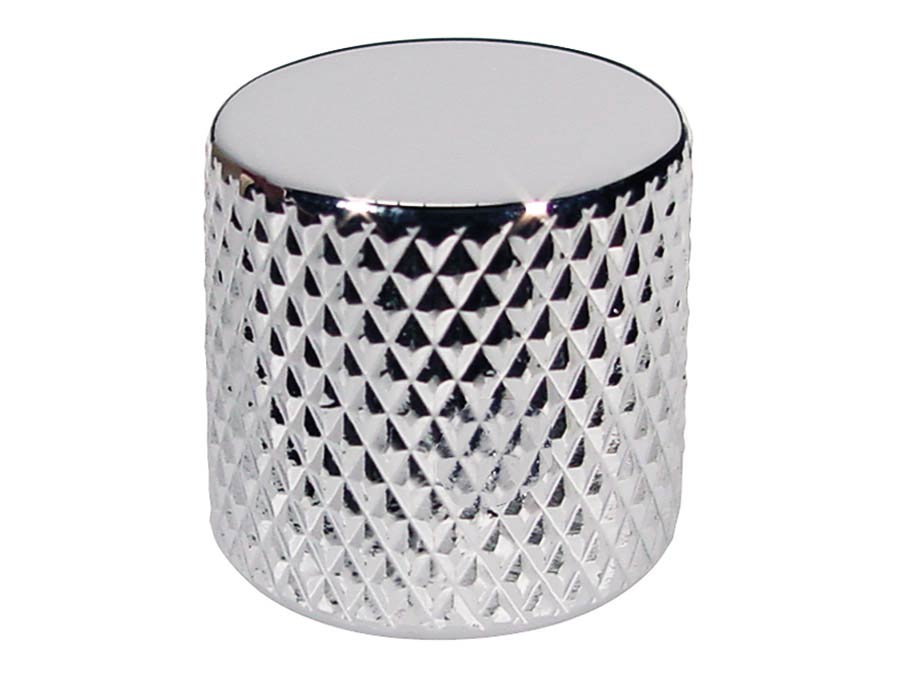 Boston KCH-230 dome knob, metal, diam 19,0 x19,0mm, push on, shaft size 6,0mm, chrome
