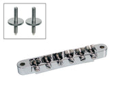 Boston B-161-N brug voor e-gitaar, "tune'o matic", nikkel, stud spacing 74,0mm, stud diam 4,0mm