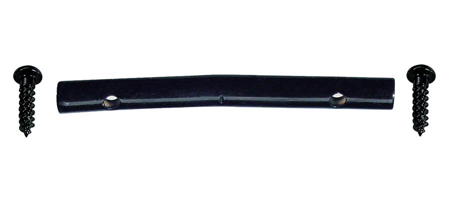 Boston SH-11-B snaargeleider, staaf model, zwart, voor 6-snarige, inclusief schroeven