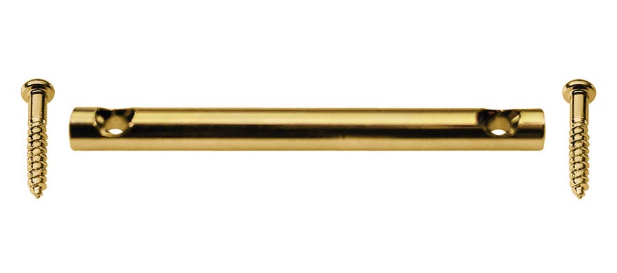 Boston SH-13-G snaargeleider, staaf model, goud, voor 6-snarige, inclusief schroeven