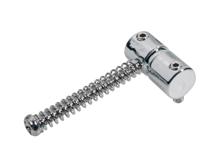Boston S-210-C brugzadel, metaal, chroom, Jocker/ Puncher bass, p=20, inclusief veer en schroef, 4-pack