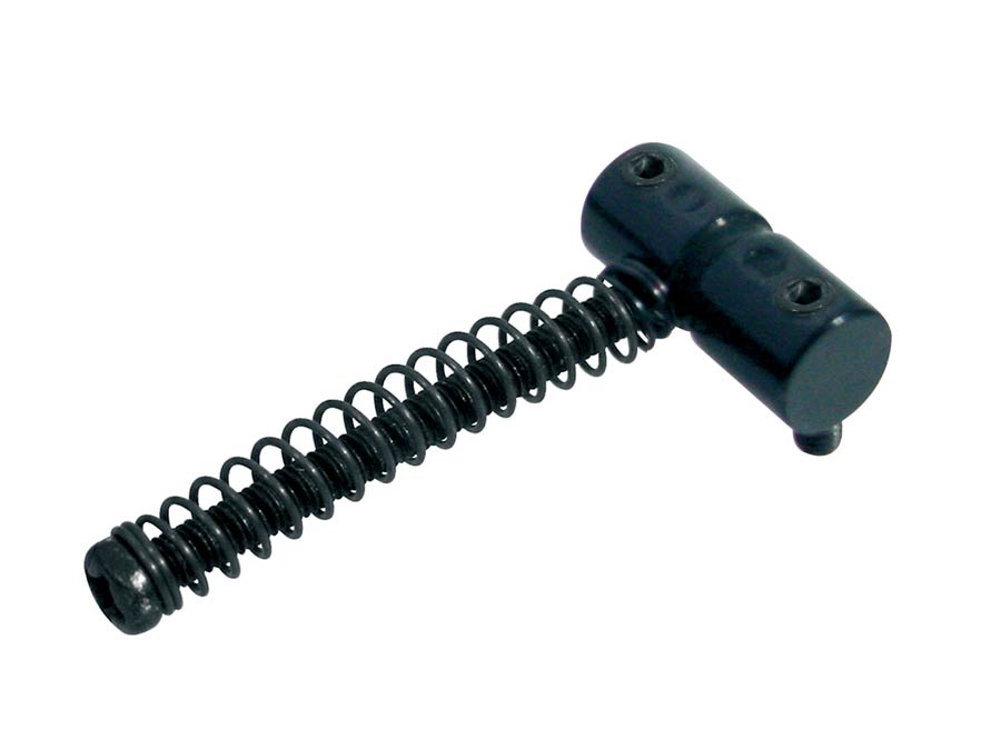 Boston S-210-B brugzadel metaal, zwart, Jocker/ Puncher bass, p=20, inclusief veer en schroef, 4-pack