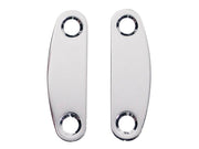 Boston NP-82-C halsplaats, 50,5x15,1mm, 2 stuks, chroom