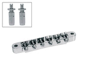 Boston B-165-C brug voor e-gitaar, "tune'o matic", chroom, stud spacing 73,5mm, stud diam 6,0mm