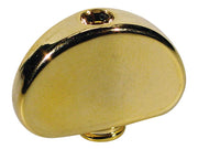 Boston BUT-27-G mechaniekknoppen, metaal, verguld, schroefmodel, 24x17mm, 6-pack