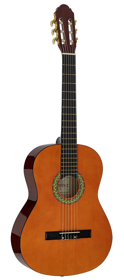 Martinez: Klassieke Gitaar Mensuur: 4/4, Naturel