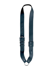 Boston JB-10-B bandelier voor kleine trom (kindermodel), leder, zwart 140 cm x 4 cm