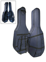 Boston SBB-34-DB contrabaskoffer, 3/4, schuimrubber, blauw