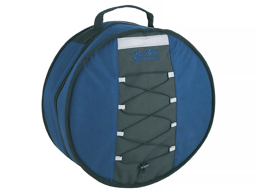 Boston DBL-1465-S deluxe gigbag voor snaartrom 14"x 6,5", zwart-blauw, 15 mm gevoerd hardfoam