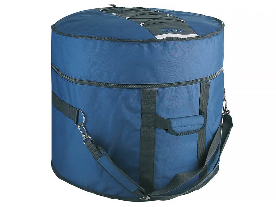 Boston DBL-18-F deluxe gigbag voor floortom 18", zwart-blauw, 15 mm gevoerd hardfoam