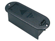 Boston BH-2100 batterij houder, horizontaal, zonder schroeven en connector. Voor 9 Volt blok batterij.