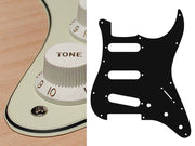 Boston ST-313-M slagplaat, Stallion, 3 ply, mint green, standaard, SSS, 3 pot holes, 3-5 switch