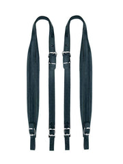 Boston 45-S-CS accordeon riemen, 12-32 bassen, 64-68 x 4,5cm, split leder, skai voering, zwart