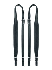 Boston 45-X-CS accordeon riemen, 120 bassen, 102-107 x 4,5cm, split leder, skai voering, zwart