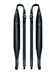 Boston 60-X-CV accordeon riemen, 120 bassen, 102-107 x 6,0cm, split leder, velours voering, zwart