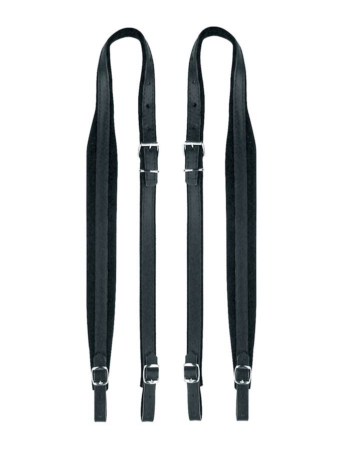 Boston 45-X-LV accordeon riemen, 120 bassen, 102-107 x 4,5cm, nerf leder, velours voering, zwart