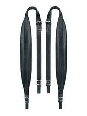 Boston 60-L-LS accordeon riemen, 80-96 bassen, 92-97 x 6,0cm, nerf leder, skai voering, zwart